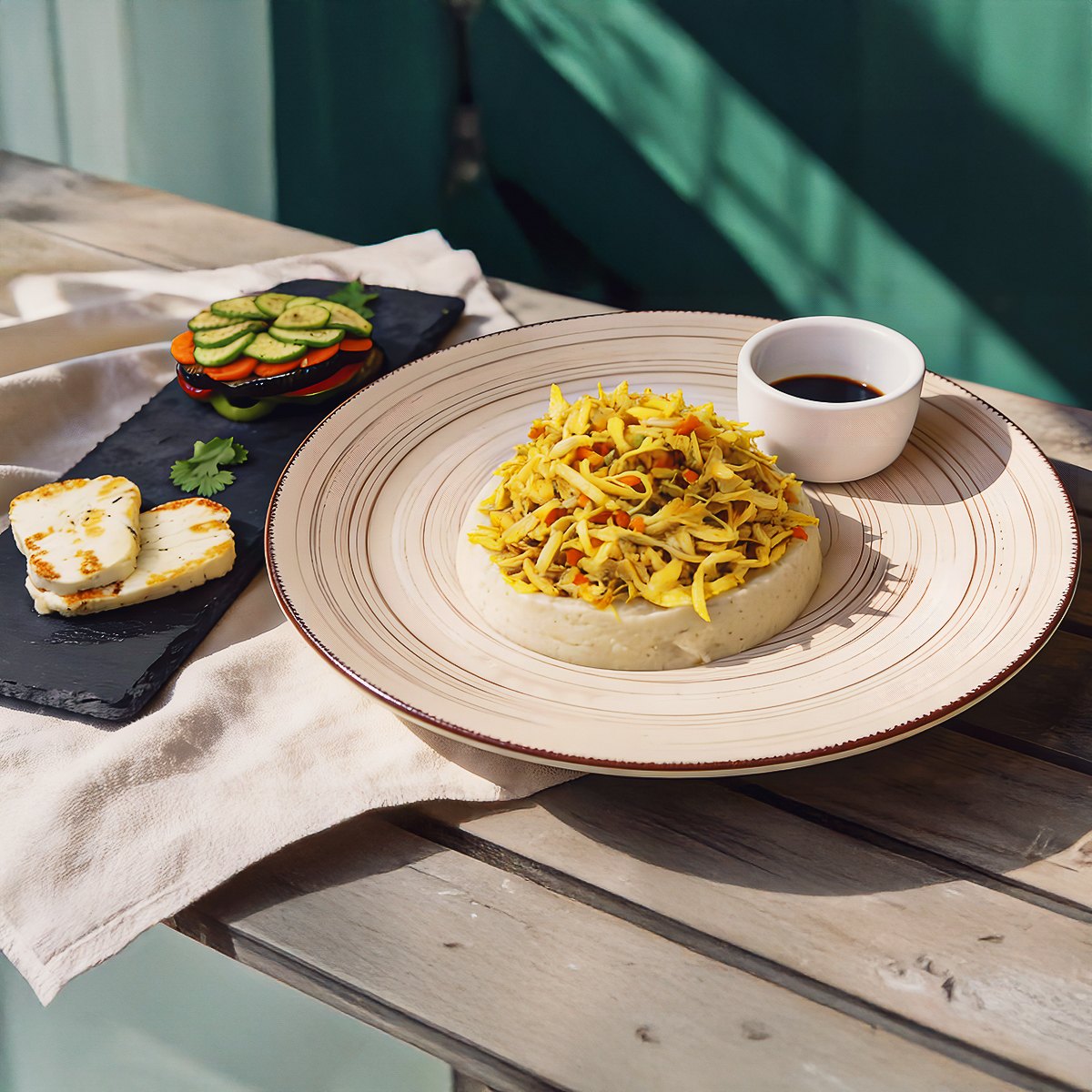 Hachis Parmentier au Poulet — Tian de Légumes & Halloumi
